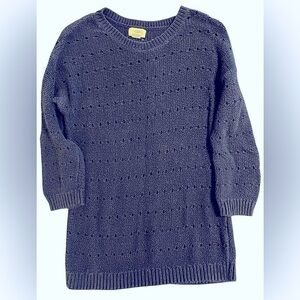 Women’s Navy Blue Crewneck Sweater | Size Small